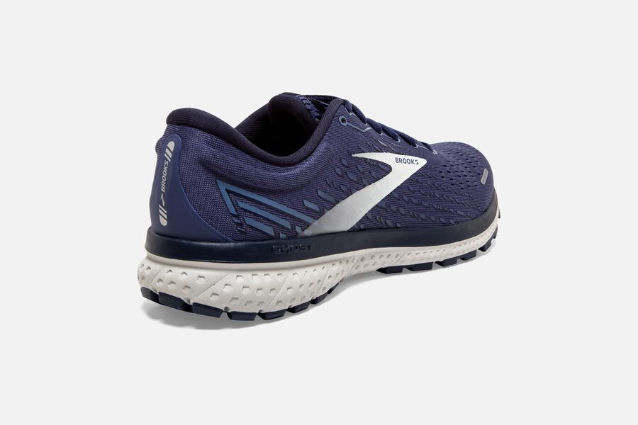 Brooks Israel Ghost 13 Road Running Shoes Mens - Navy/Silver - GKL-164873